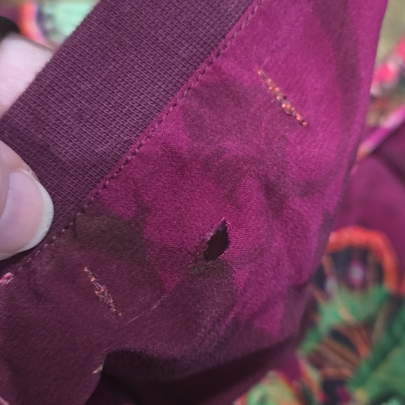 Johnny Was Brooklyn Butterfly Print Silk Pajama Pants Shorts And Top - Picture 5 of 5